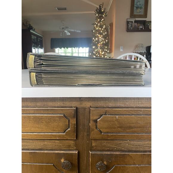 Vintage 78 RPM Record Album Set 25 Shellac Records Early Americana Inked Index - Picture 9 of 16